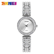 SKMEI 1224 Women Quartz Wristwatches Classic Diamond Bracelet Girl 30M Waterproof Fashion Luxury Ladies Watches Relogio Feminino