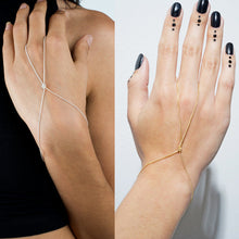 European Style Simple Finger Bracelet Fashion Personality  Chain Bracelet For Women Gift 2 Colors