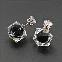 Fashion Cute Crystal Rhinestone Candy Wrapping Acrylic Bubble Earrings Fine Jewelry Wholesale