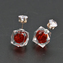 Fashion Cute Crystal Rhinestone Candy Wrapping Acrylic Bubble Earrings Fine Jewelry Wholesale