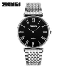 SKMEI 2016 New china Brand Men woman lover's luxury Watches analog quartz watch 50M waterproof  raman dial stainless steel band