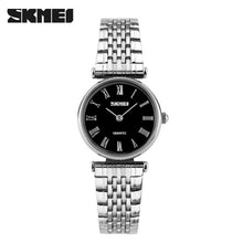 SKMEI 2016 New china Brand Men woman lover's luxury Watches analog quartz watch 50M waterproof  raman dial stainless steel band