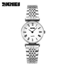SKMEI 2016 New china Brand Men woman lover's luxury Watches analog quartz watch 50M waterproof  raman dial stainless steel band