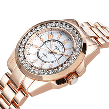 Sinobi luxury Dress Brand Fashion Watch Woman Ladies Gold Diamond relogio feminino Dress Clock female relojes mujer 2016 New