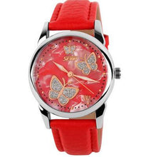 Luxury Brand Butterfly Design Casual Quartz Watch Women Leather Dress Watches Women's Fashion Wristwatches relogios feminino