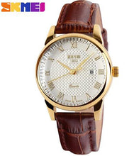 Watches Women Fashion Luxury Watch Famous Brand SKMEI 30m Waterproof Genuine Leather Casual Quartz Ladies Wristwatch