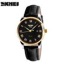 Watches Women Fashion Luxury Watch Famous Brand SKMEI 30m Waterproof Genuine Leather Casual Quartz Ladies Wristwatch