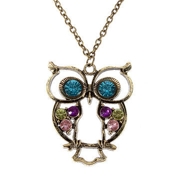 Hollow Owl Necklace