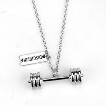 Fitness Gym necklace dumbbell necklace Pendant Jewelry Bodybuilding Necklaces Men Women Sport Kettlebell Barbell Dumbbell Gift