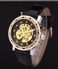 watches men women unisex luxury brand winner dress skeleton automatic mechanical wristwatches leather strap relogio masculino