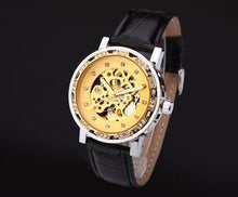 watches men women unisex luxury brand winner dress skeleton automatic mechanical wristwatches leather strap relogio masculino