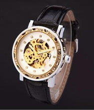 watches men women unisex luxury brand winner dress skeleton automatic mechanical wristwatches leather strap relogio masculino