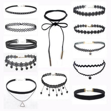Best Deal New Fashion 1 Set Choker Necklace Black Velvet Classic Gothic Tattoo Lace Chain Collar Necklaces For Women Jewelry