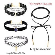 Best Deal New Fashion 1 Set Choker Necklace Black Velvet Classic Gothic Tattoo Lace Chain Collar Necklaces For Women Jewelry