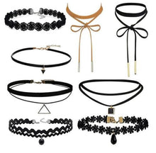 Best Deal New Fashion 1 Set Choker Necklace Black Velvet Classic Gothic Tattoo Lace Chain Collar Necklaces For Women Jewelry