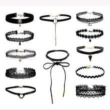 Best Deal New Fashion 1 Set Choker Necklace Black Velvet Classic Gothic Tattoo Lace Chain Collar Necklaces For Women Jewelry